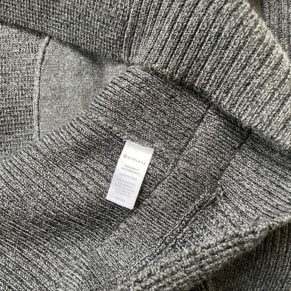 NWT Athleta Thermolite Sentinel Sweater Coat Gray XS - Picture 10 of 10